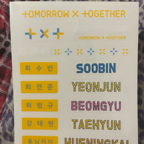 Tomorrow x Together The Dream Chapter:Star stickers like new