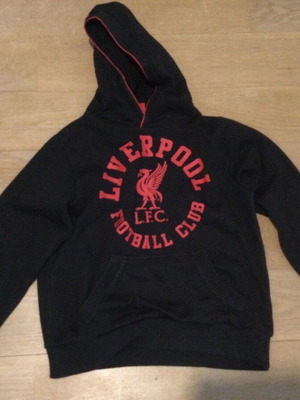 Φούτερ Liverpool καινούργιο για παιδιά 12-13 ετών, μαύρο