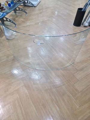 Convex fireplace screen new, height 55, width 94