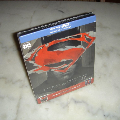 Batman v Superman 3D Blu-Ray καινούργιο Greek Steelcase