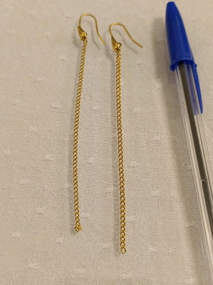 Metal earrings new