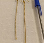 Metal earrings new