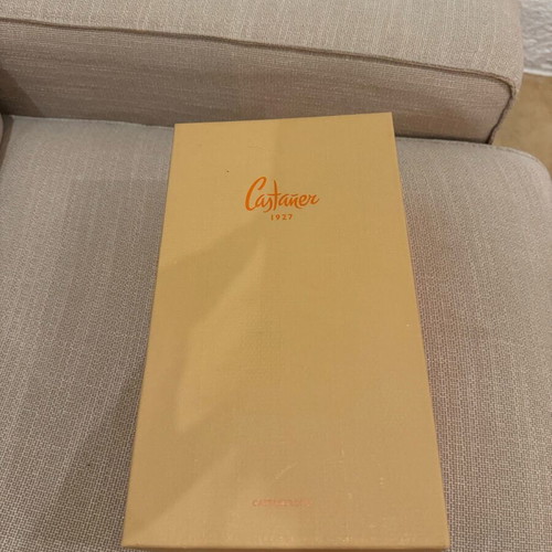 Castaner sandals like new, gold color, size 40