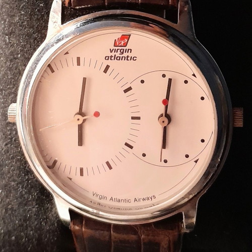 Virgin Atlantic Airways Dual Time watch used