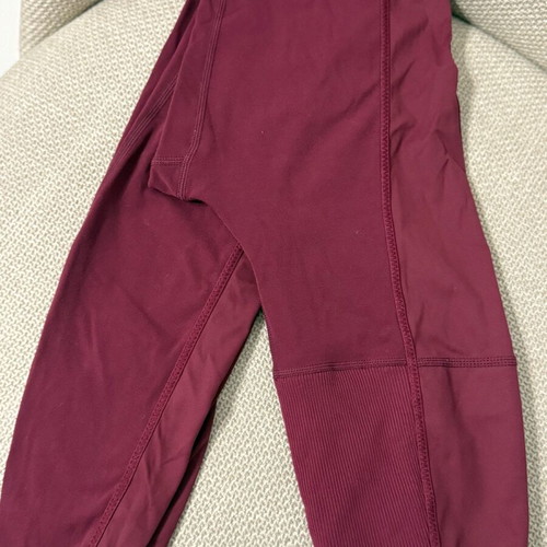 Nike DRI-FIT high-waisted yoga leggings like new, XS burgundy