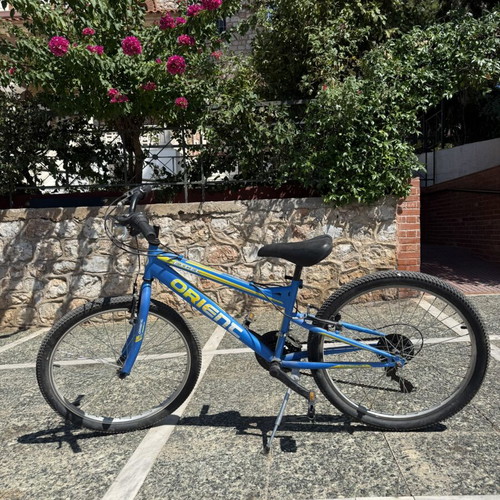 Orienc Exel 24-inch men's bike, blue, with gears