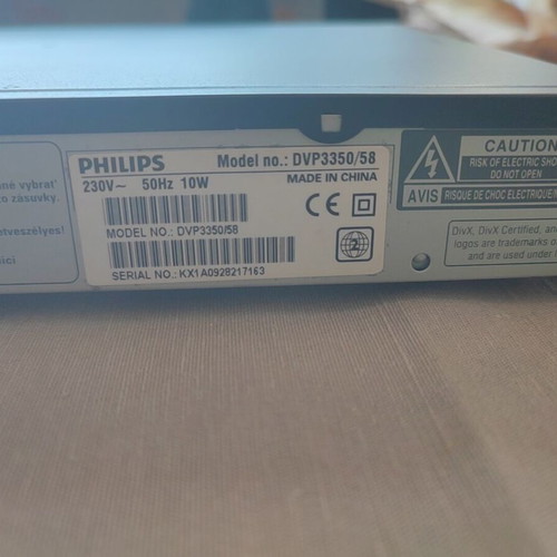 Philips DVD Player DVP3350 like new with original box