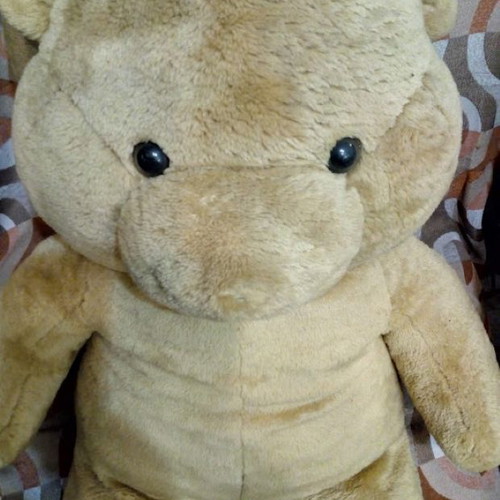 Large giant teddy bear beige plush like new