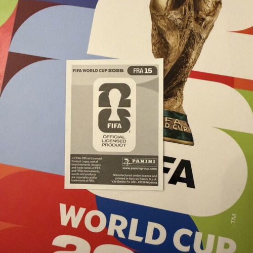Panini FIFA World Cup 2026 Ousmane Dembélé FRA 15 sticker
