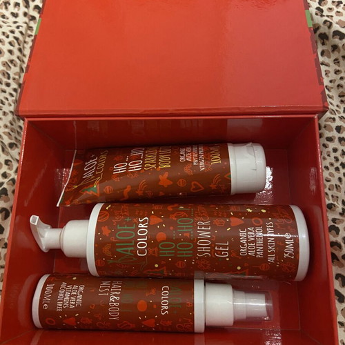 Aloe+colours gift set with body cream, body mist and shower gel