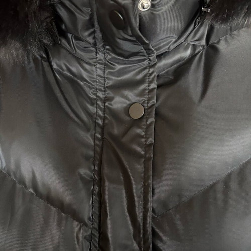 Black puffer jacket XL new from Temu