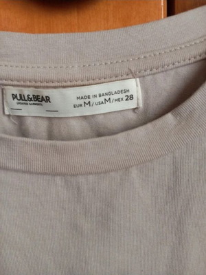 Pull & Bear beige blouse like new, size M