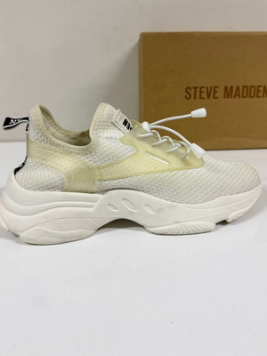 Steve Madden Match shoes used, sporty, size 41, white and gray
