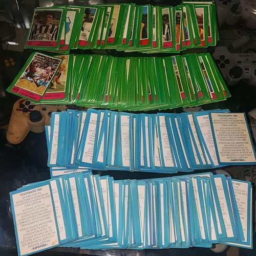 Karouzel 92 Football Stickers used, pack of 608 pieces