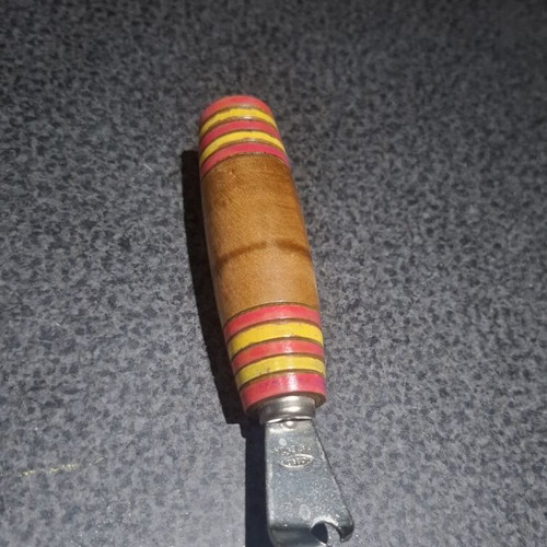 IDEAL PATENTA bar tool and opener with wooden turned handle