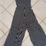 Stradivarius jumpsuit like new, black and white, size M