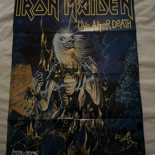 Iron Maiden poster like new