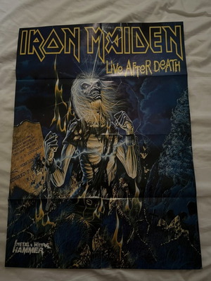 Iron Maiden poster like new