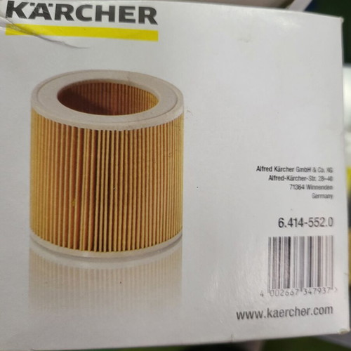 Kärcher replacement set like new, 2 filters and 8 bags for WD 3, SE 4001