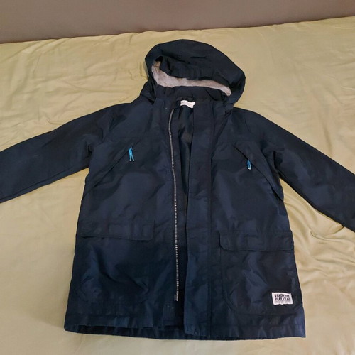 H&M Kids Blue Jacket like new, windproof, size 128 cm