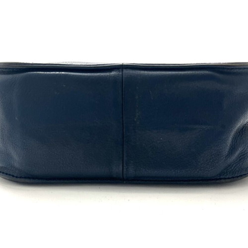 Longchamp blue leather crossbody bag used
