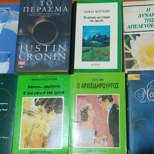 Books used with wear and yellowed pages