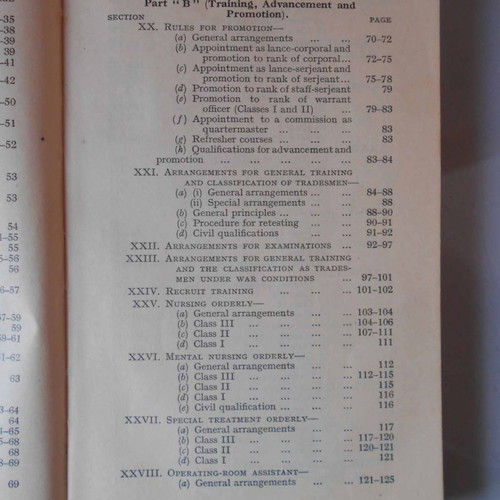 Old Book Standing Orders for Royal Army Medical Corps 1937 used