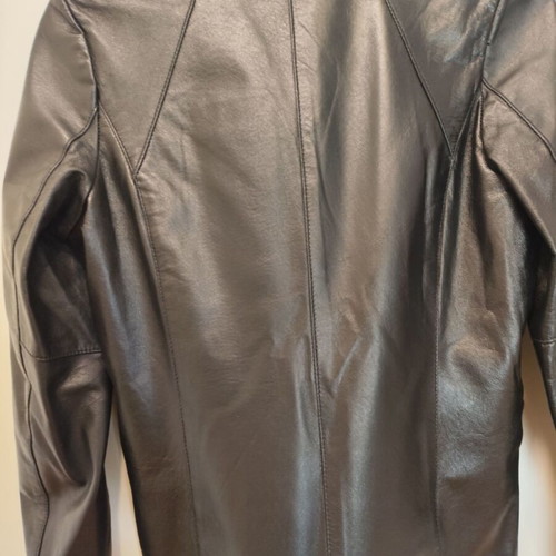 Splendid women's leather jacket, black, size M