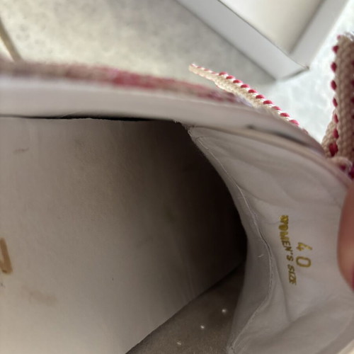 Hogan women's sneakers size 40, white and pink