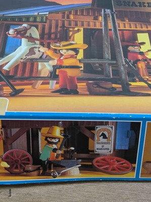 Playmobil Western 3805 ранчо Snake River употребявано с кутия