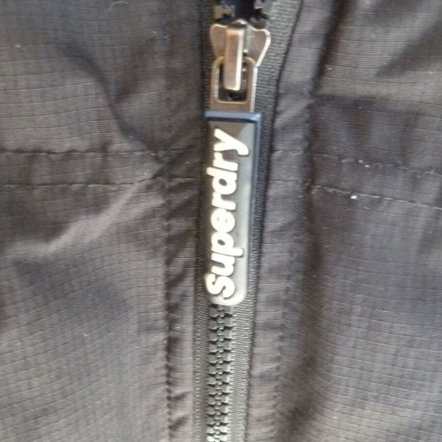 SuperDry Windhiker puffer vest XL with hood