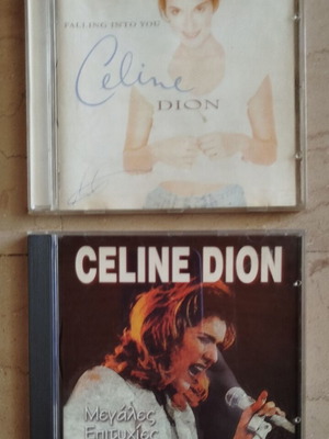 Celine Dion 2 CD used, Falling Into You & Megales Epityhies