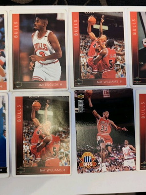 NBA Upper Deck Chicago Bulls cards used, pack