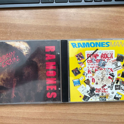 Ramones Brain Drain and Ramonesmania CD used