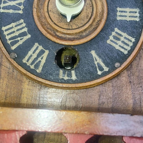 Cuckoo wall clocks used, set of 4 antique 1930-1950