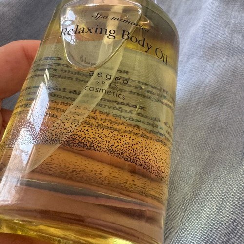 Body oil Aegeo Spas new, suitable for massage