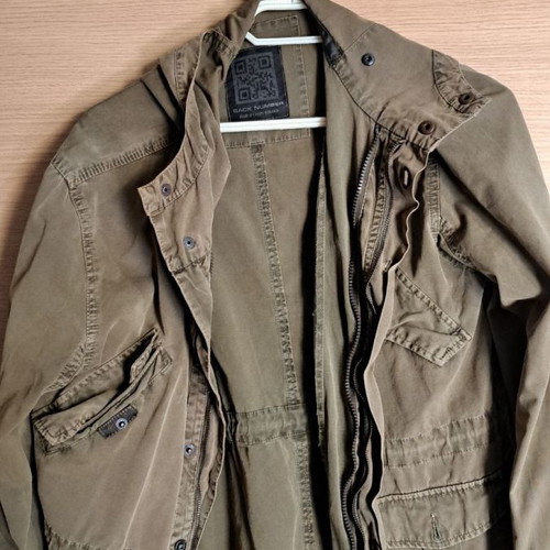 Vintage olive jacket used, size M