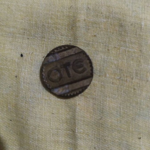 OTE 1967 Telephone Coin used, collectible