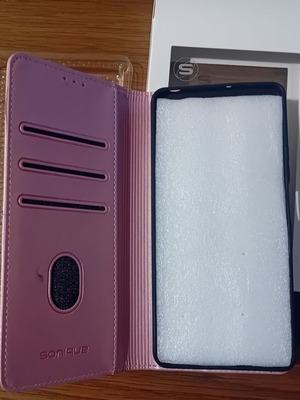 Xiaomi Redmi Note 13 mobile phone case, pink metallic
