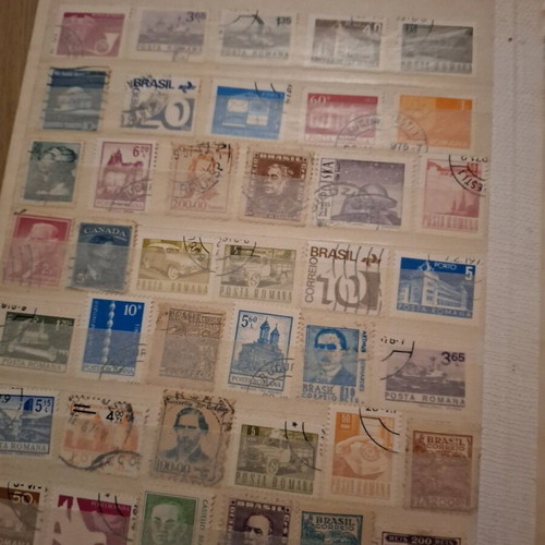 Stamp collection used from Germany