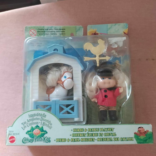 Cabbage Patch Kids horse and stable playset new Mattel 1998