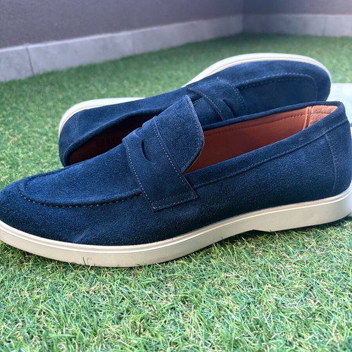 Roberto Lucci Milano Italian suede moccasins like new, size 41