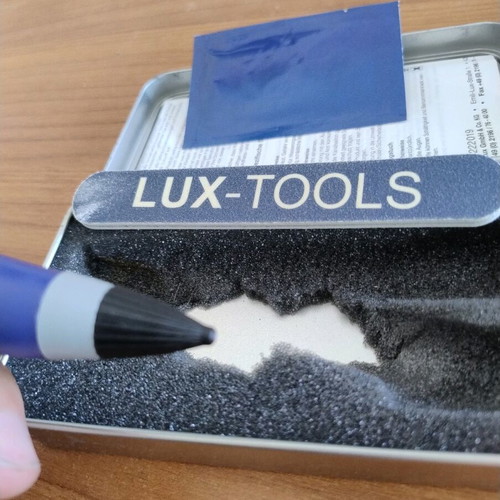 Lux Tools soldering pen used set with special plastic and light