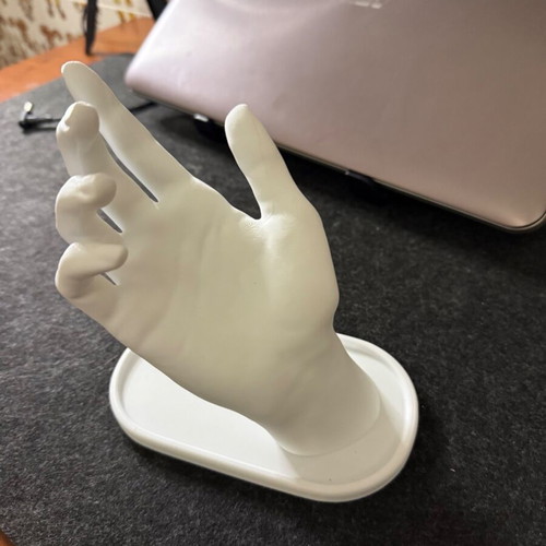 Jewelry organizing hand like new, plastic, white or black
