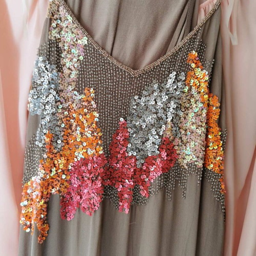 Party dress, beige, size M / 38 / 10