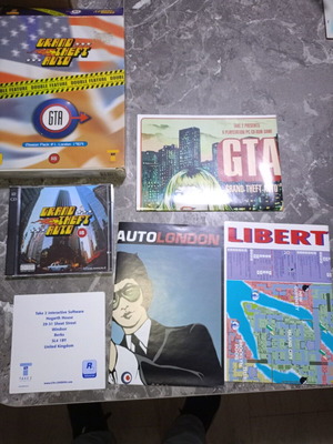 Grand Theft Auto 1+ Mission Pack London 1969 PC μεταχειρισμένο πακέτο με μάνουαλ και χάρτη