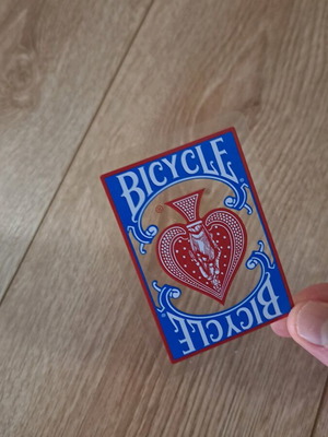 Bicycle waterproof playing cards like new in plastic case