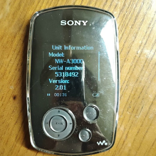 Sony NW A3000 MP3 player like new, 20GB, OLED screen