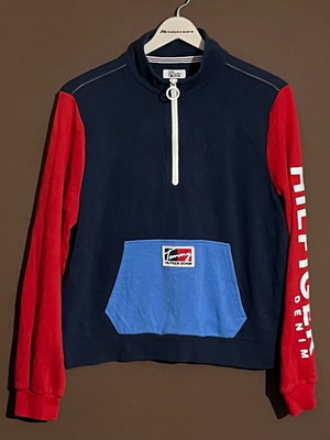Tommy Hilfiger Denim Half-Zip sweatshirt women’s used, size L