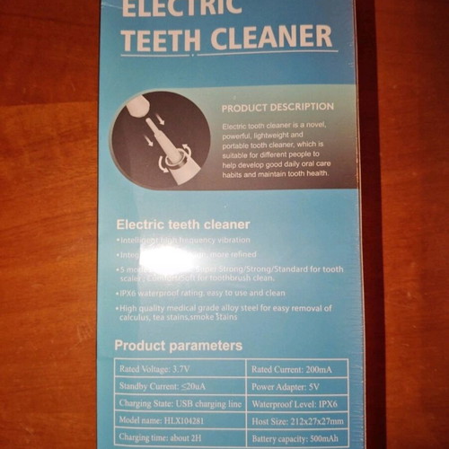 2 in 1 electric toothbrush new, teeth cleaner
